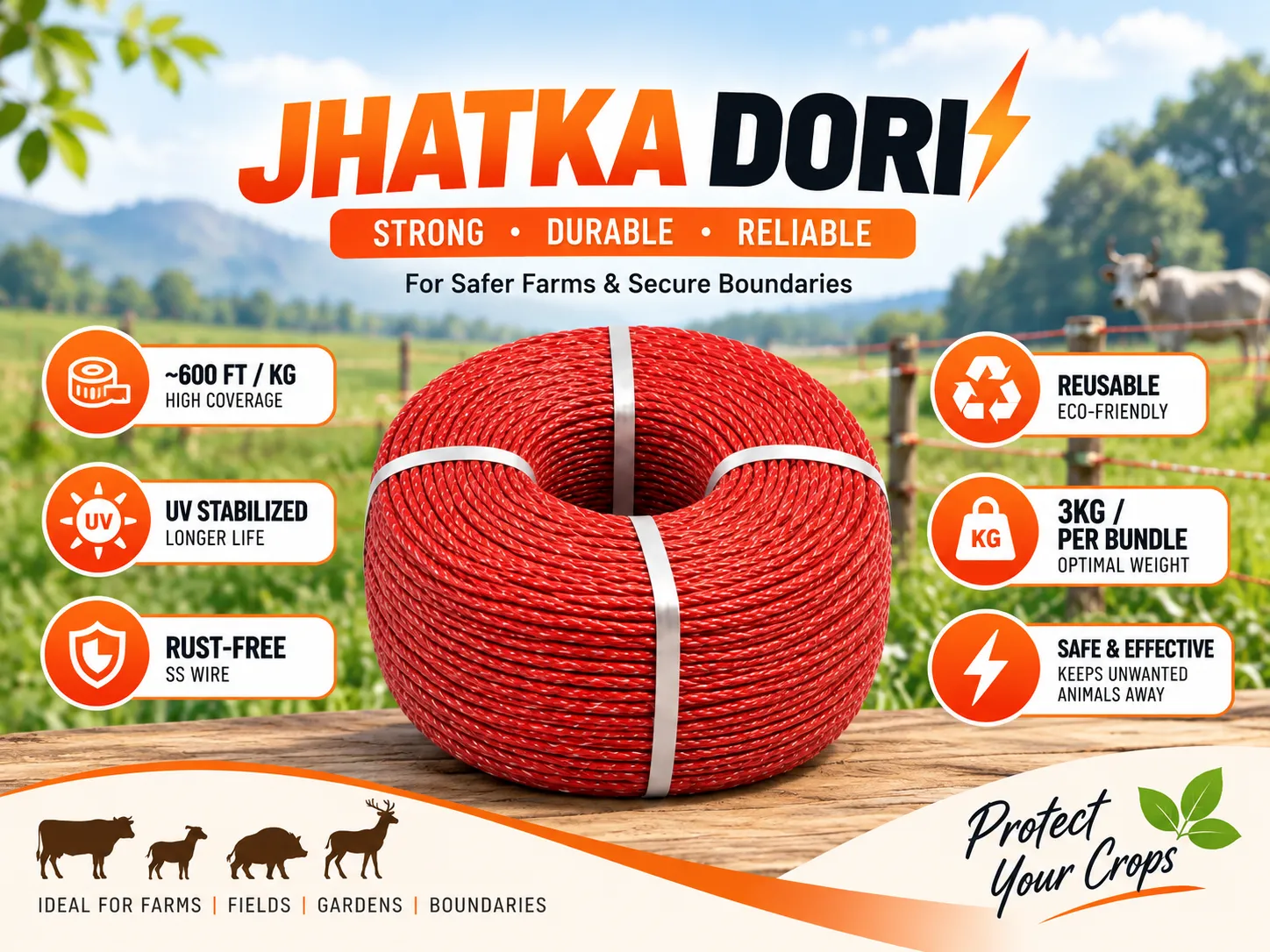 Jhatka Dori (Electric Fence Wire) photo 1